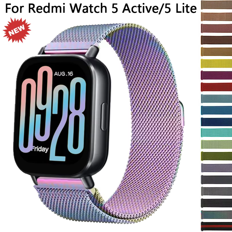 Milanese Loop Magnetic - 22mm Milanese Strap for Xiaomi Redmi
