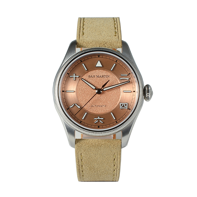 San Martin Men Automatic Watch - Leather Strap Quick Release 리뷰 및 가격