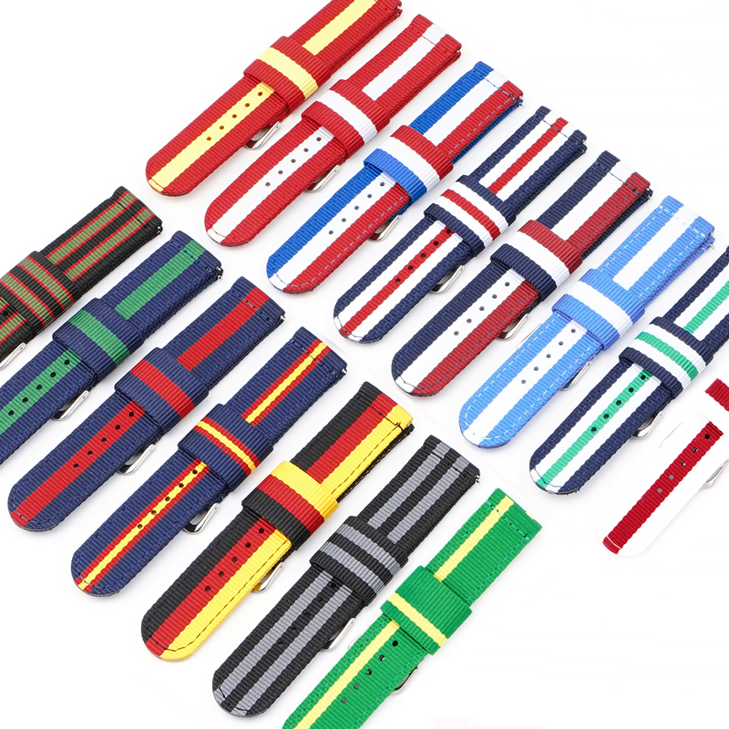 Nylon Watch Strap 20mm 22mm Qu - Canvas Strap Watch 리뷰 및 가격