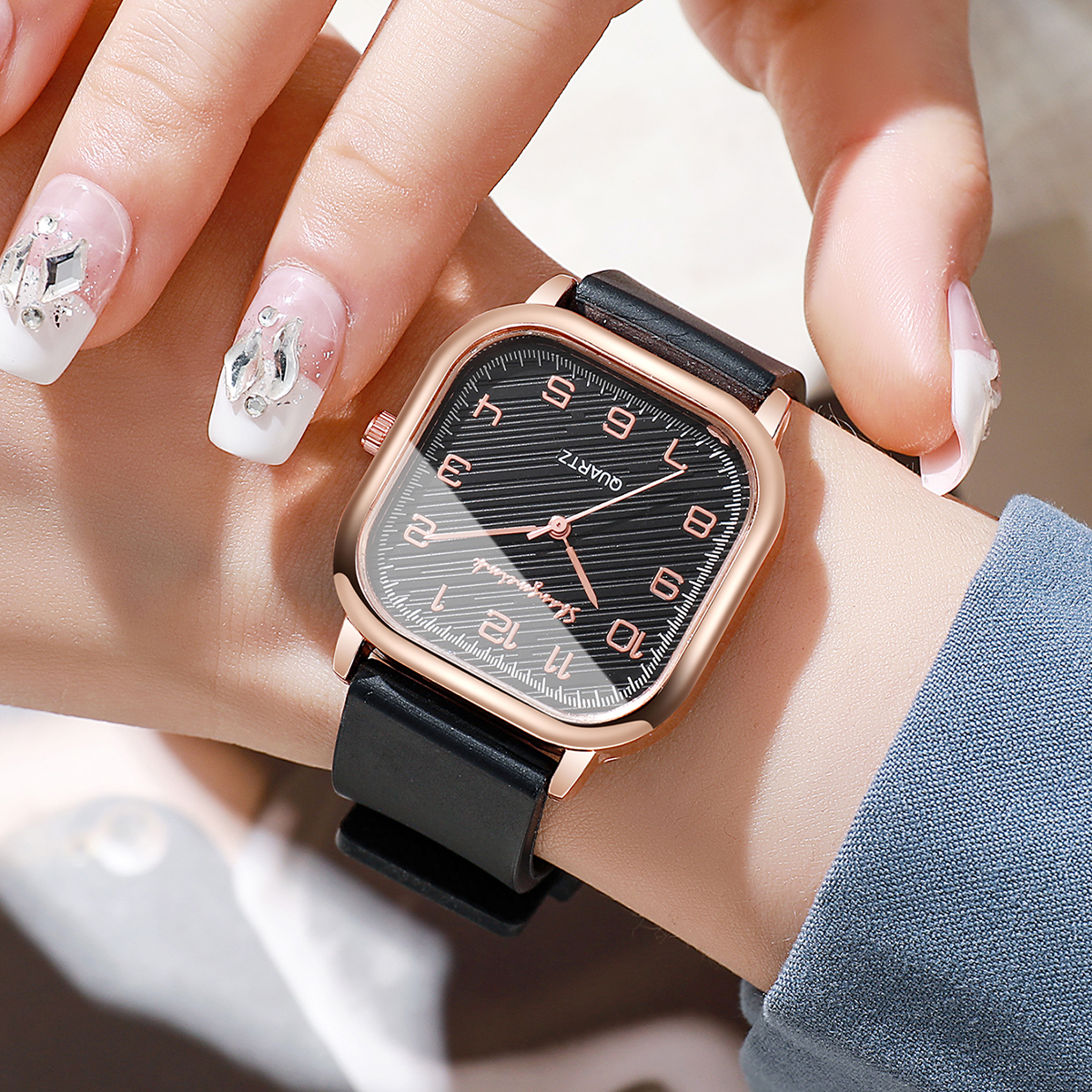 Fashion Square Women Watches C - Silicone Band Women 리뷰 및 가격