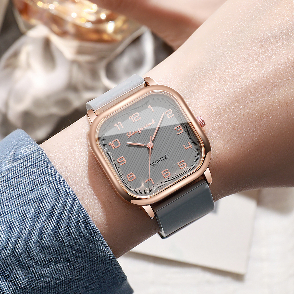 Fashion Square Women Watches C - Silicone Band Women 리뷰 및 가격