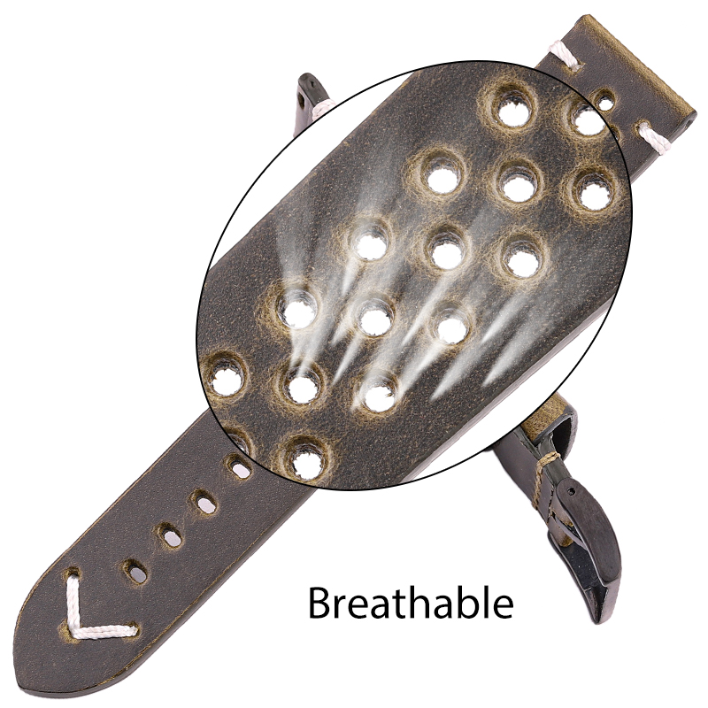 Breathable Genuine Leather Qui - Nato Strap Nylon 리뷰 및 가격