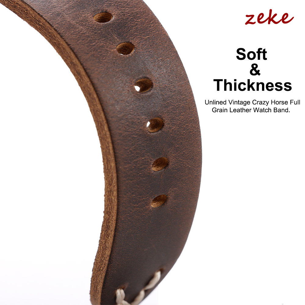 Handmade Stitching Cowhide Wat - Rubber Strap Diver 리뷰 및 가격