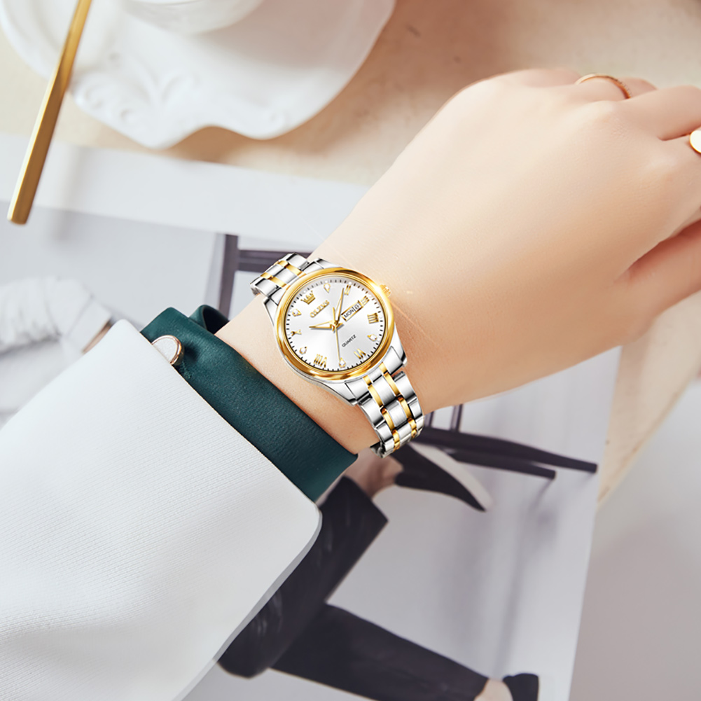 OLEVS 5563 New Fashion Women Q - Stainless Bracelet Diver 리뷰 및 가격