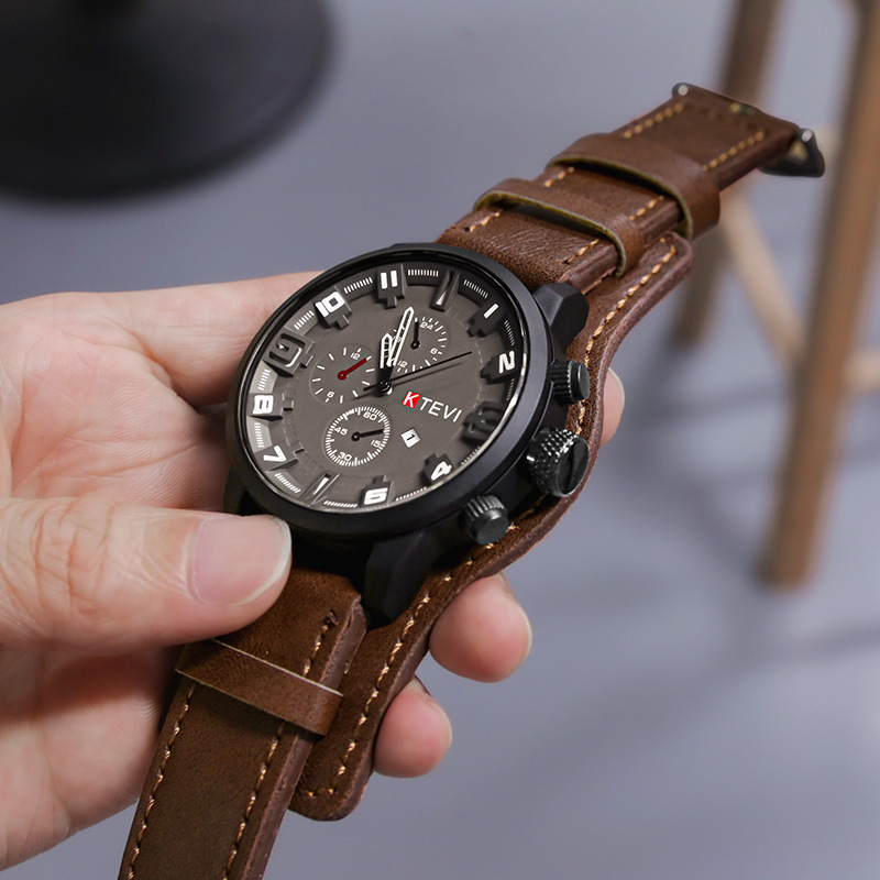 Retro Men's Watches Classic Lu - Leather Watch Band Men 리뷰 및 가격