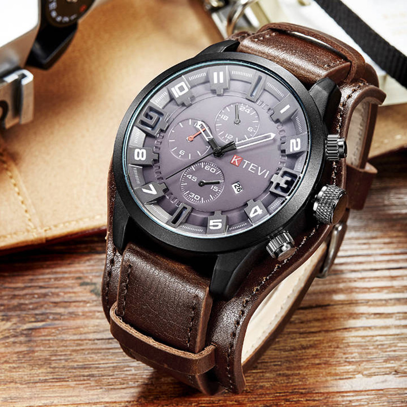 Retro Men's Watches Classic Lu - Leather Watch Band Men 리뷰 및 가격