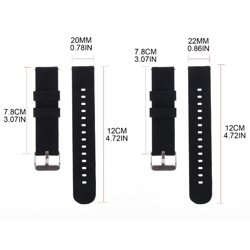 Silicone Strap 20/22mm Soft Qu - Silicone Watch Band 22Mm 리뷰 및 가격