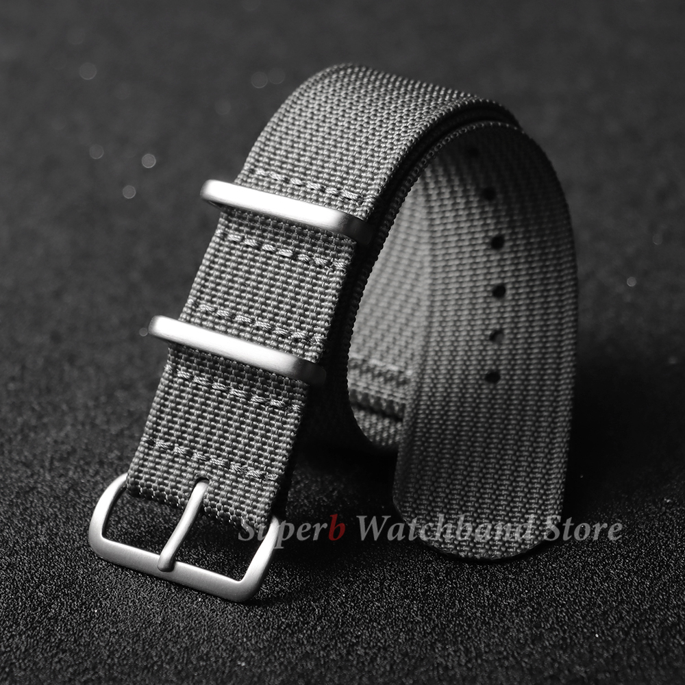 18mm 19mm 20mm 22mm New Ribbed - Canvas Strap Watch 리뷰 및 가격