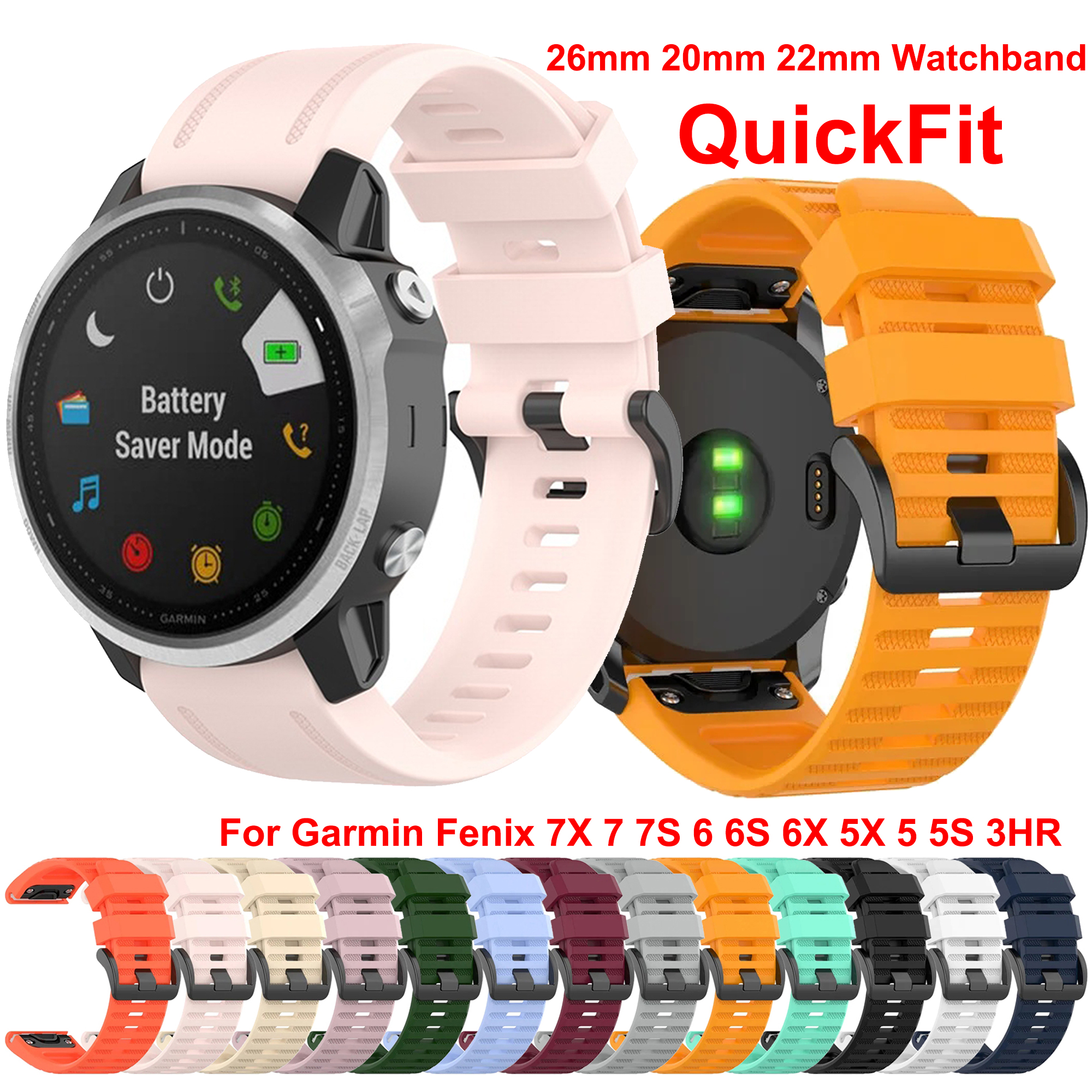 Watch Bands For Garmin Fenix 8 - Silicone Watch Band 22Mm 리뷰 및 가격