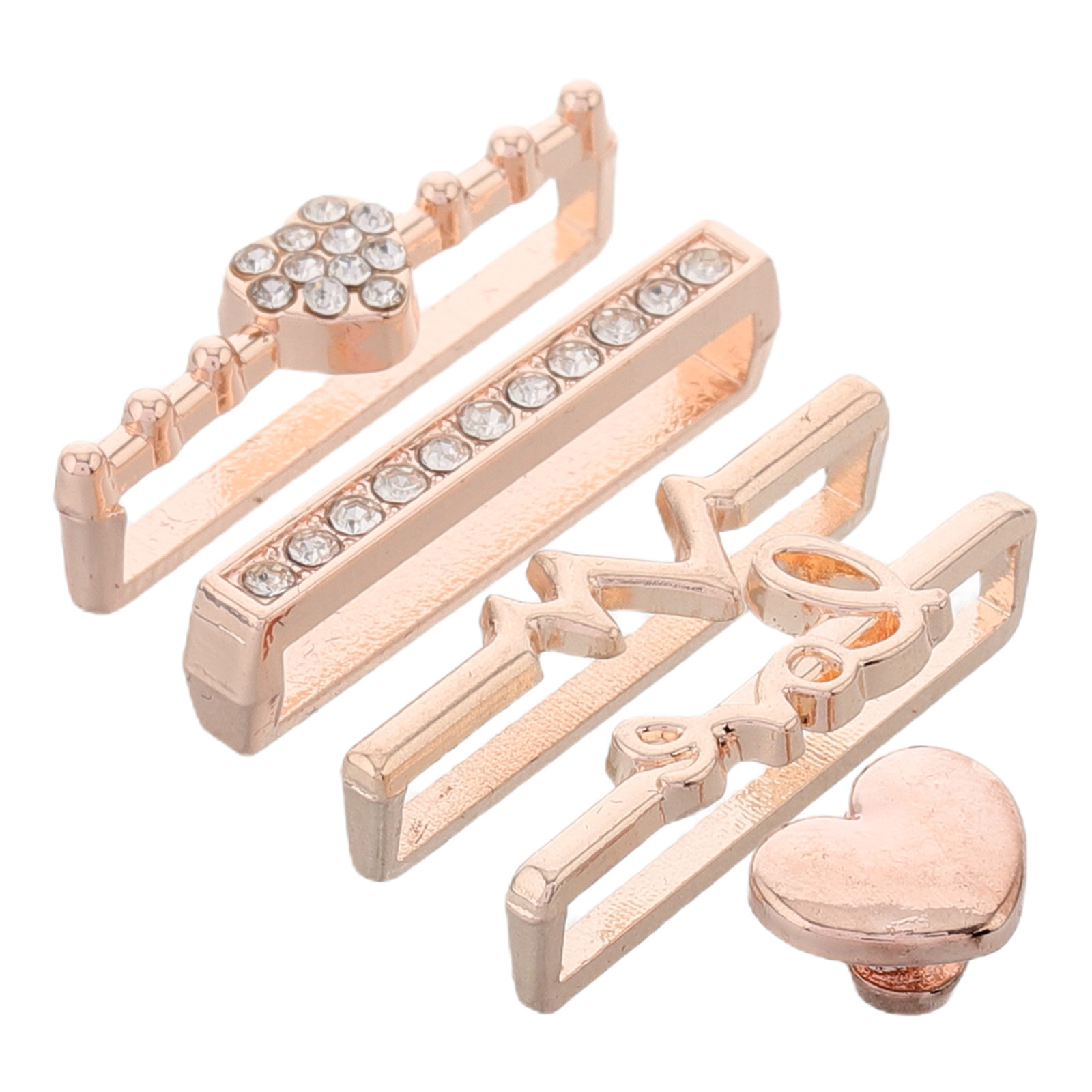 5Pcs Heart Design Watch Band D - Mesh Strap Metal 리뷰 및 가격