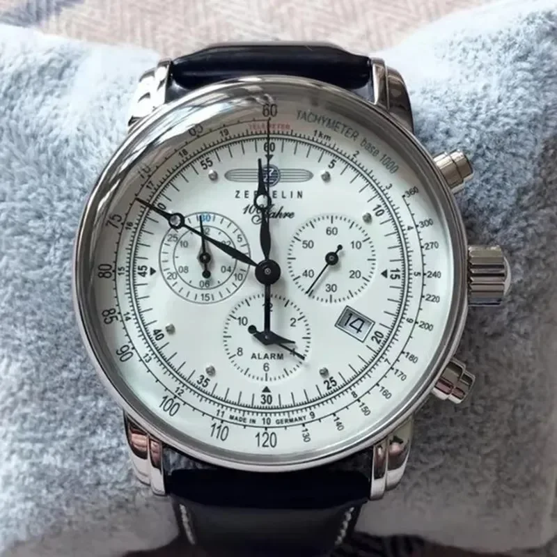 Zeppelin Airship Automatic Dat - Leather Watch Band Men 리뷰 및 가격