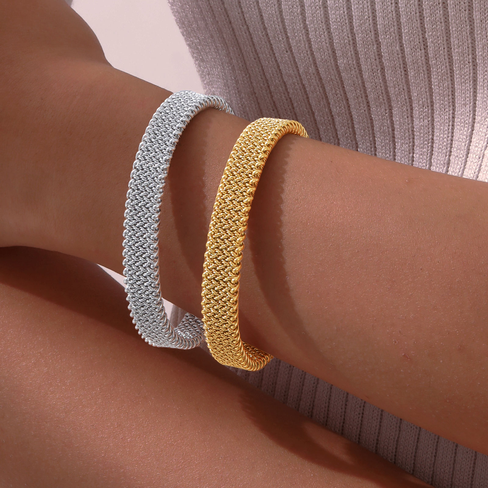 10mm Braided Stretch Strap Ope - Mesh Strap Metal 리뷰 및 가격