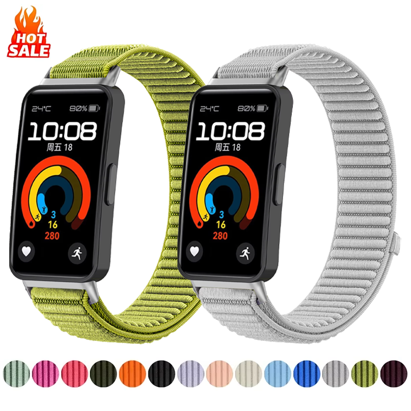 Nylon Loop Strap For Huawei Ba - Sport Loop Velcro 리뷰 및 가격