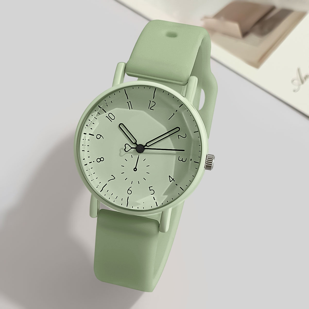 Fashion Arabic Dial Women Quar - Silicone Band Women 리뷰 및 가격