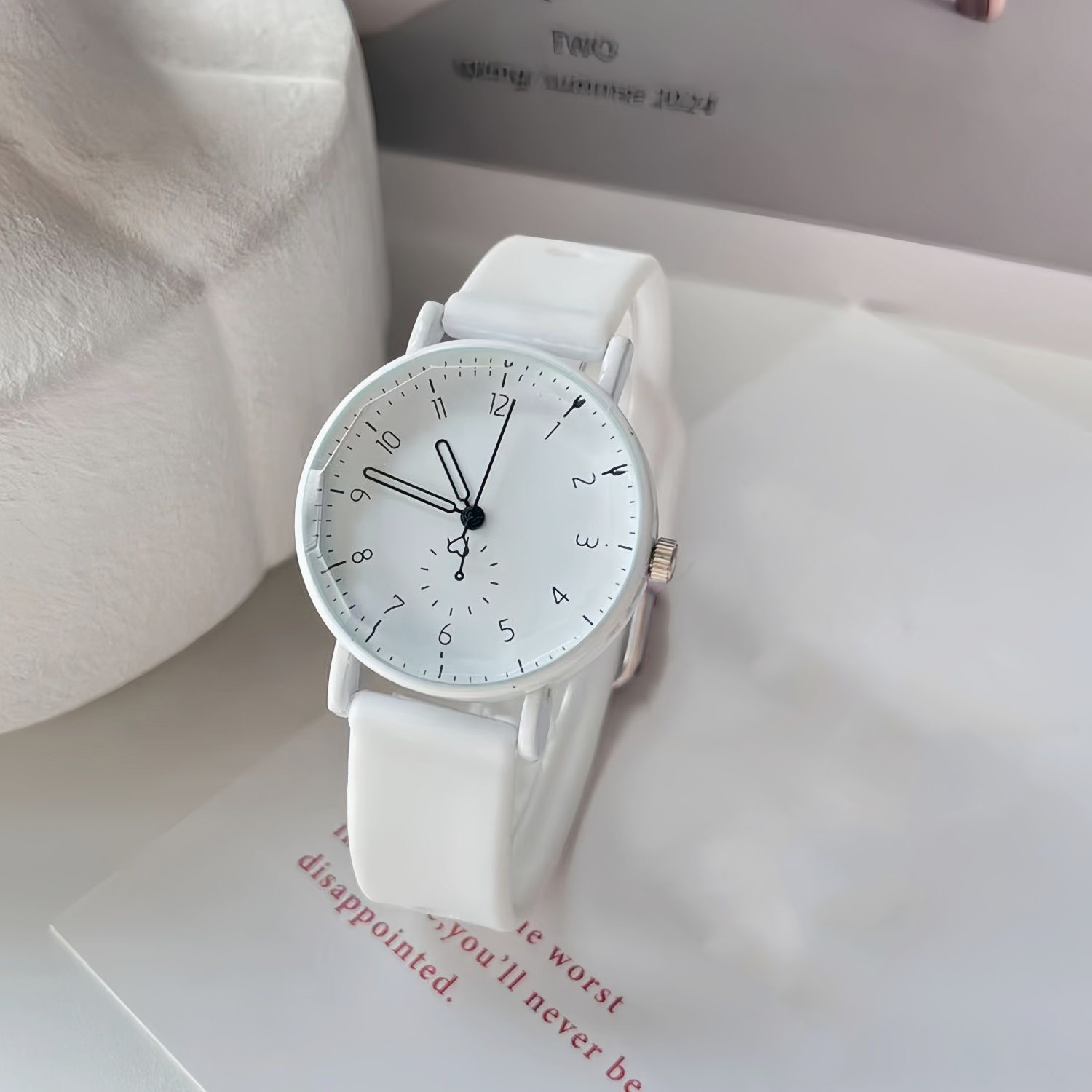 Fashion Arabic Dial Women Quar - Silicone Band Women 리뷰 및 가격
