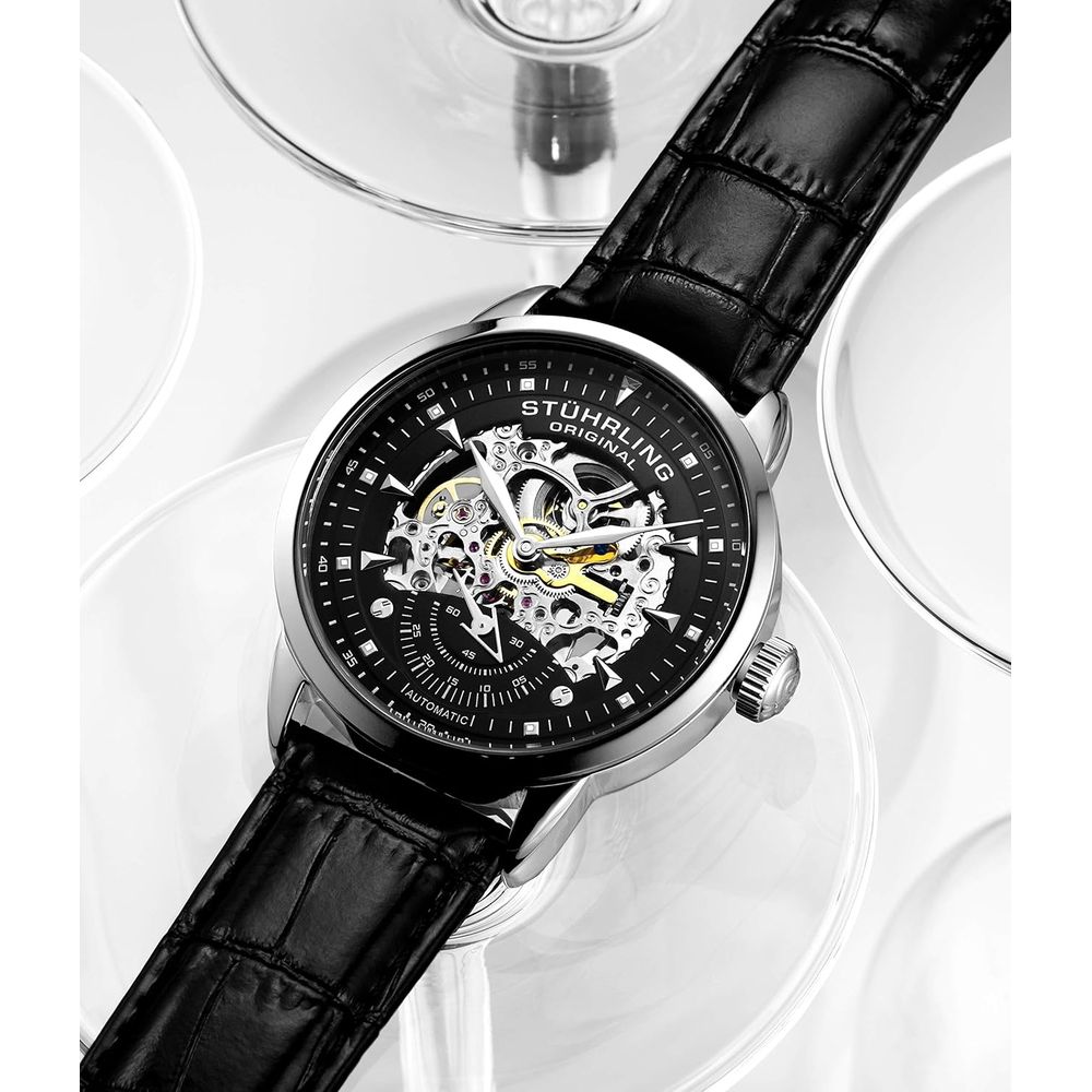 Men's Automatic Skeleton Watch - Canvas Strap Watch 리뷰 및 가격