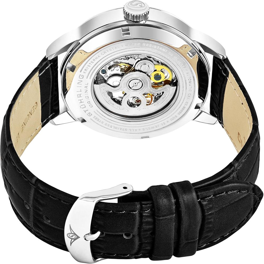 Men's Automatic Skeleton Watch - Canvas Strap Watch 리뷰 및 가격