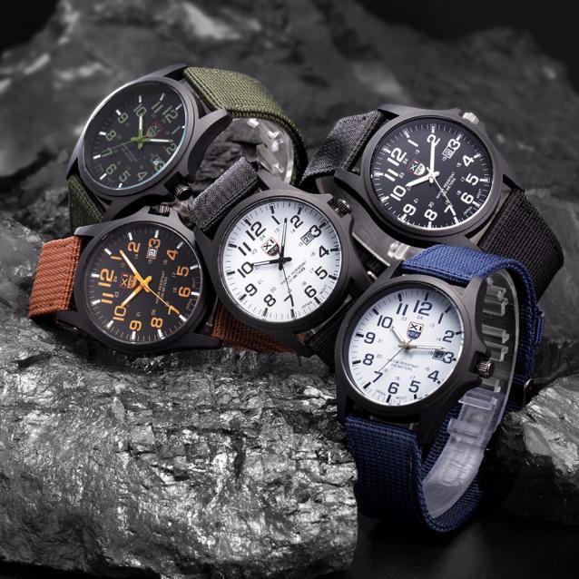 Men'S Quartz Watch Student Sim - Tropic Strap Vintage 리뷰 및 가격