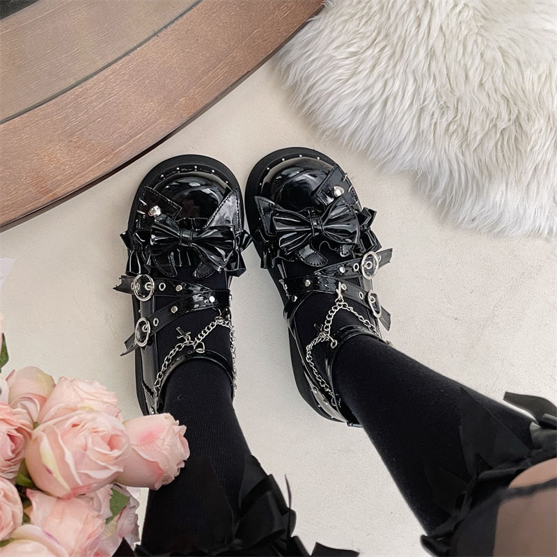 2026 Platform Lolita Shoes Wom - Mesh Strap Metal 리뷰 및 가격