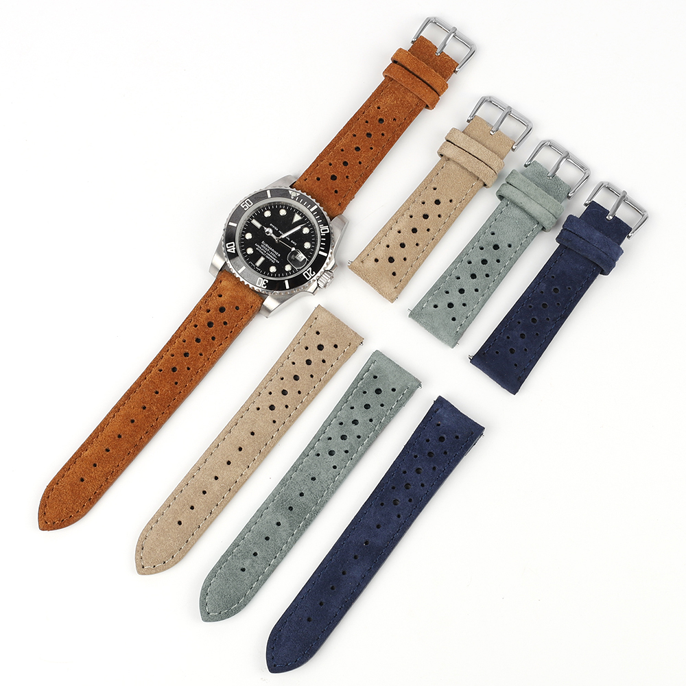 Suede Leather Watch Band 18mm  - Suede Strap Watch 리뷰 및 가격