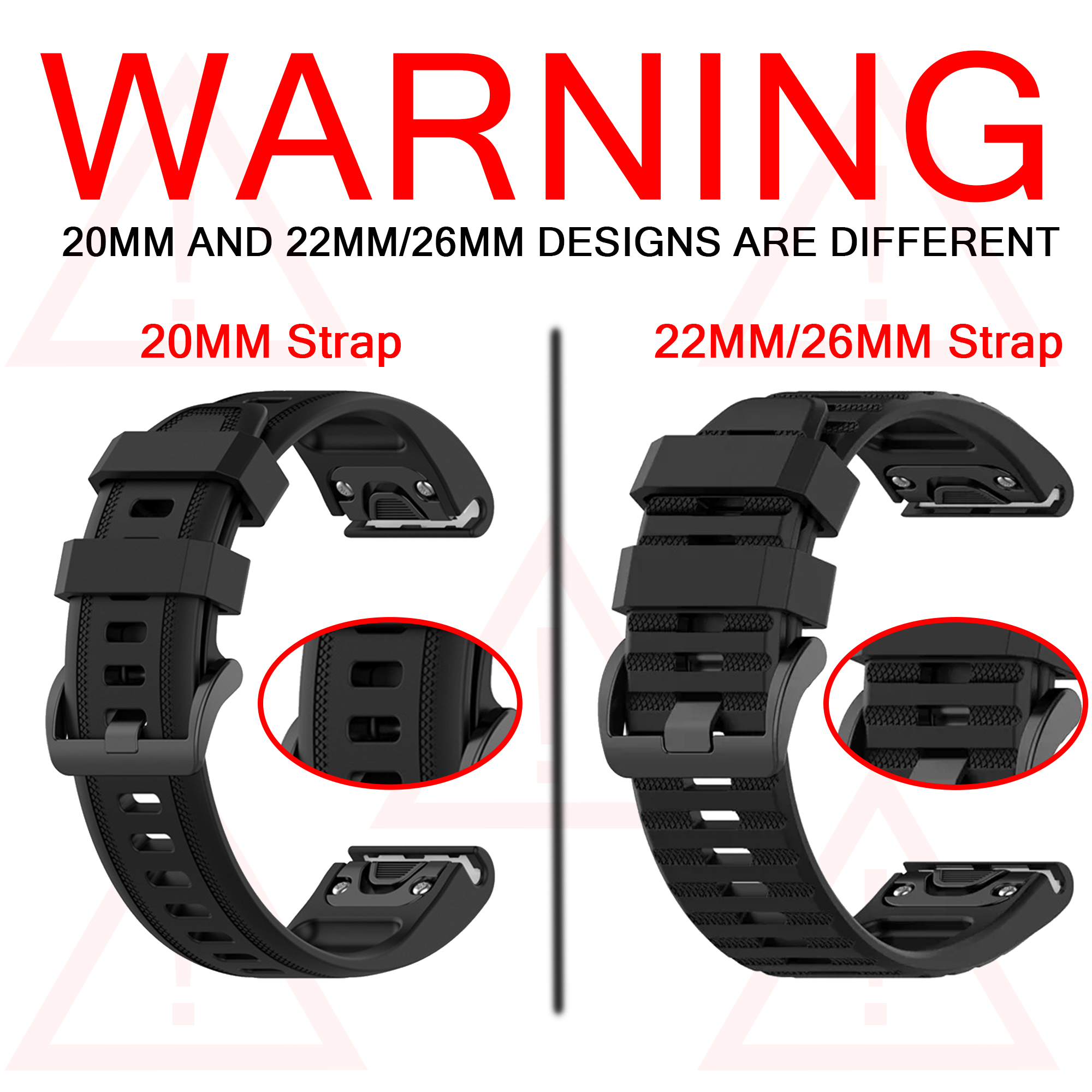 QuickFit 26mm 20mm 22mm Watchb - Silicone Watch Band 22Mm 리뷰 및 가격