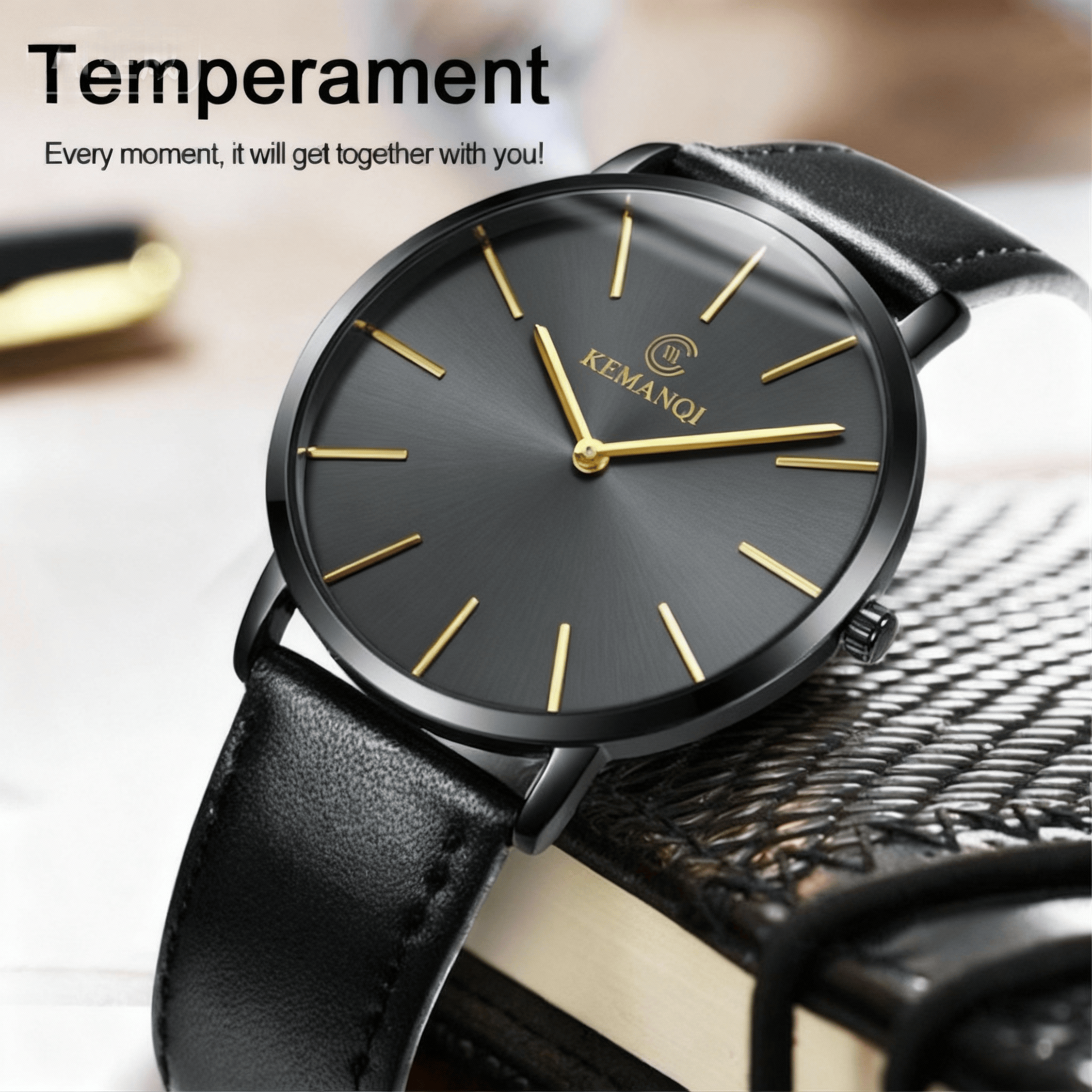 Fashion Ultra Thin Men's Quart - Leather Watch Band Men 리뷰 및 가격