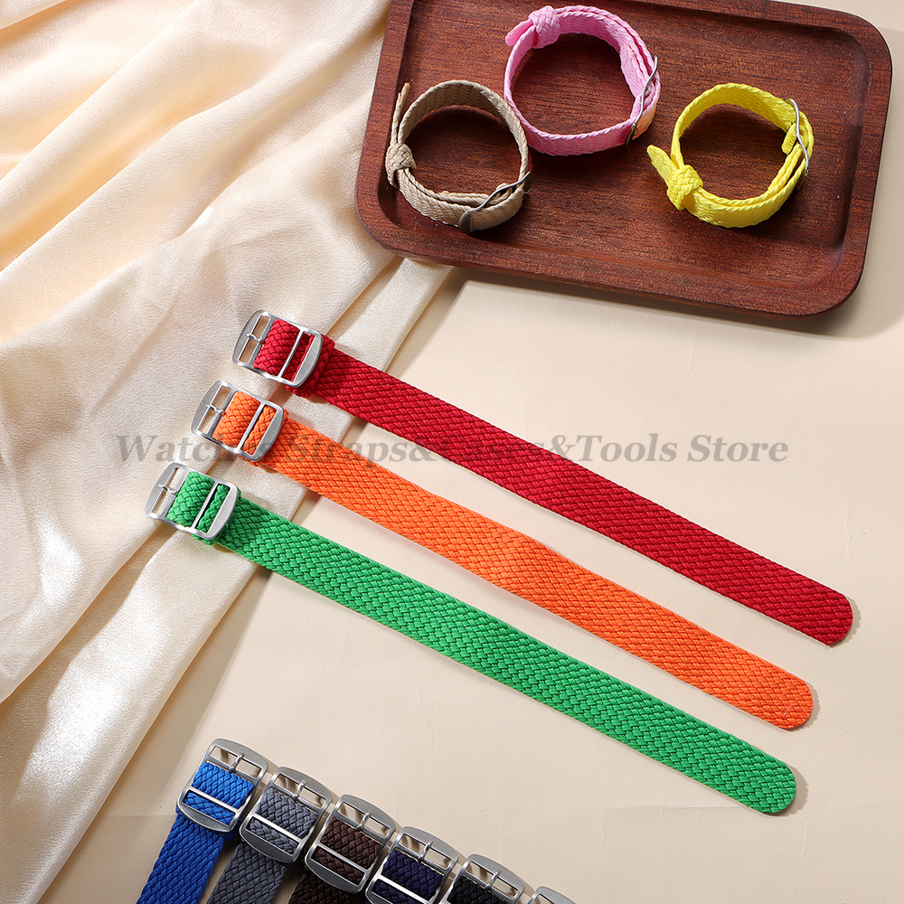 14mm 16mm 18mm 20mm 22mm Nylon - Perlon Strap Woven 리뷰 및 가격