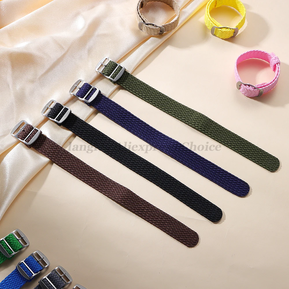 14mm 16mm 18mm 20mm 22mm Fabri - Perlon Strap Woven 리뷰 및 가격