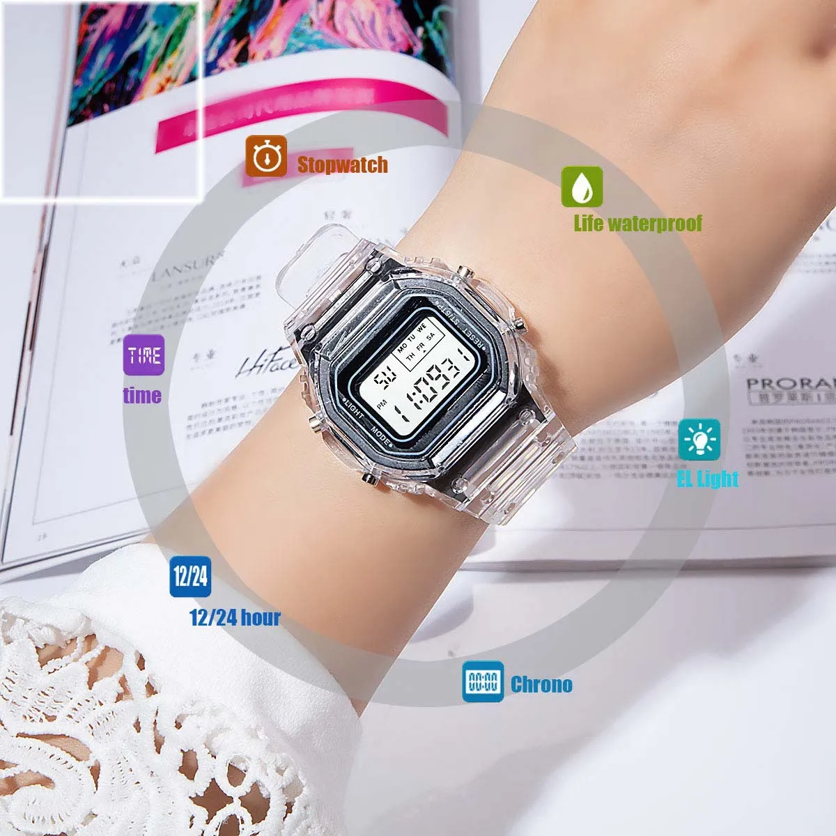 PCV/F91W Steel Strap Watch LED - Tropic Strap Vintage 리뷰 및 가격