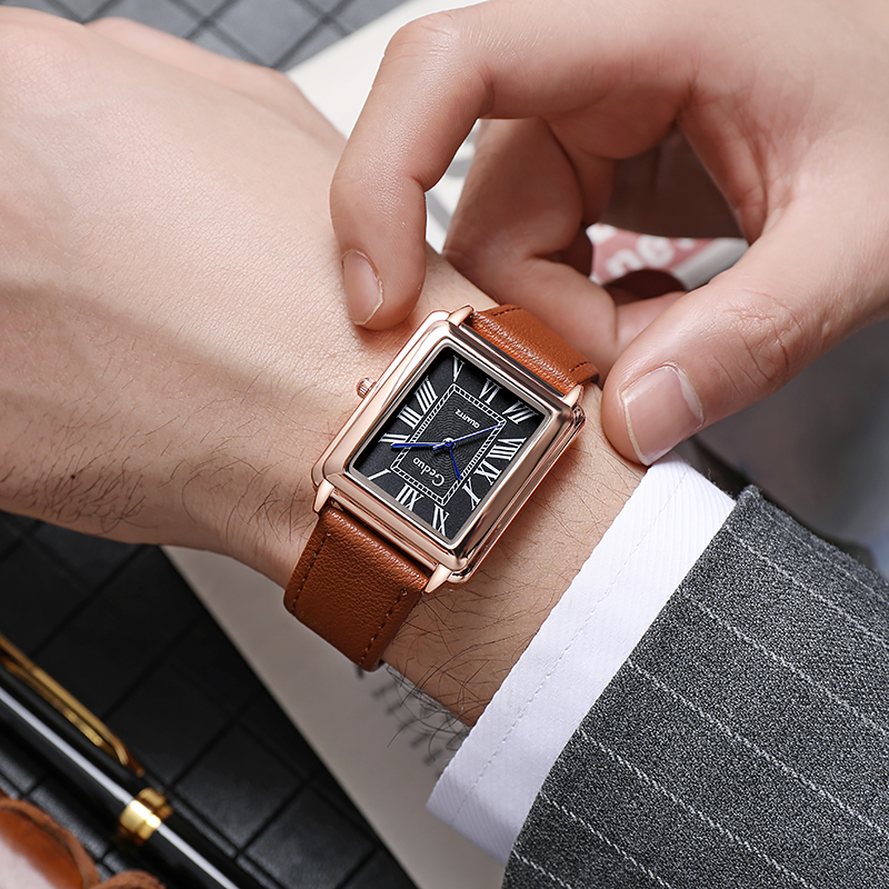 New Fashion Luxury Designer Re - Leather Watch Band Men 리뷰 및 가격