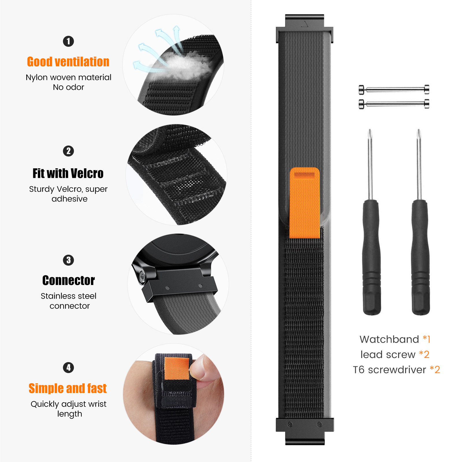 New Sports Nylon Loop Strap Fo - Sport Loop Velcro 리뷰 및 가격
