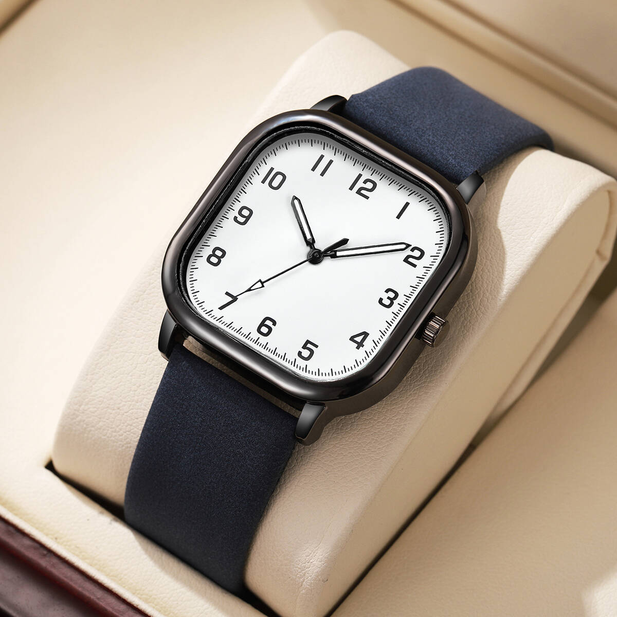 Fashion Square Men Watches Sim - Leather Watch Band Men 리뷰 및 가격