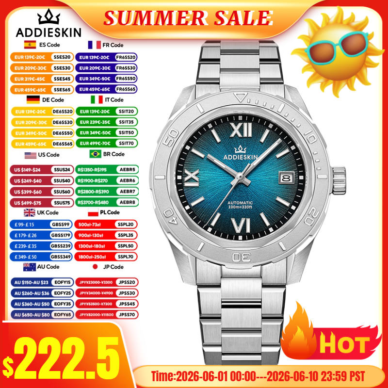AddiesKin reloj hombre K002 Wa - Stainless Bracelet Diver 리뷰 및 가격