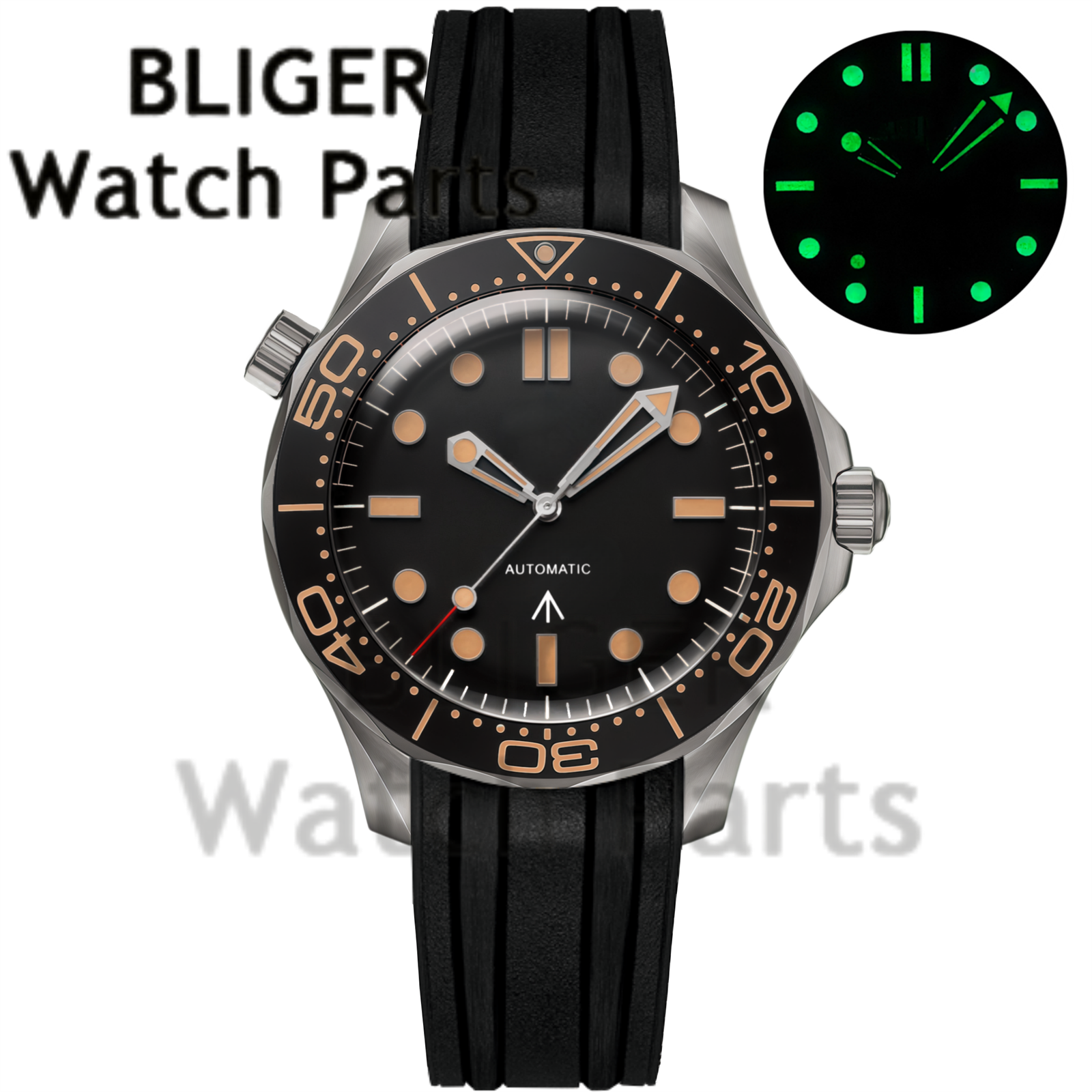 Customizable DIY 41mm Titanium - Stainless Bracelet Diver 리뷰 및 가격