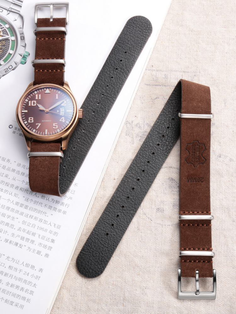 HEMSUT Genuine Leather Watch B - Tropic Strap Vintage 리뷰 및 가격