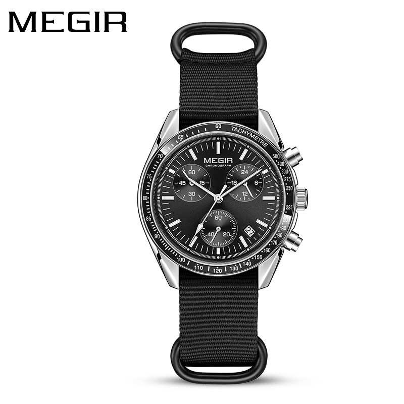 MEGIR 2247 New Luxury Men's Wa - Canvas Strap Watch 리뷰 및 가격