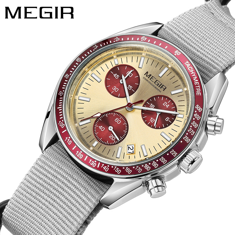 MEGIR 2247 New Luxury Men's Wa - Canvas Strap Watch 리뷰 및 가격