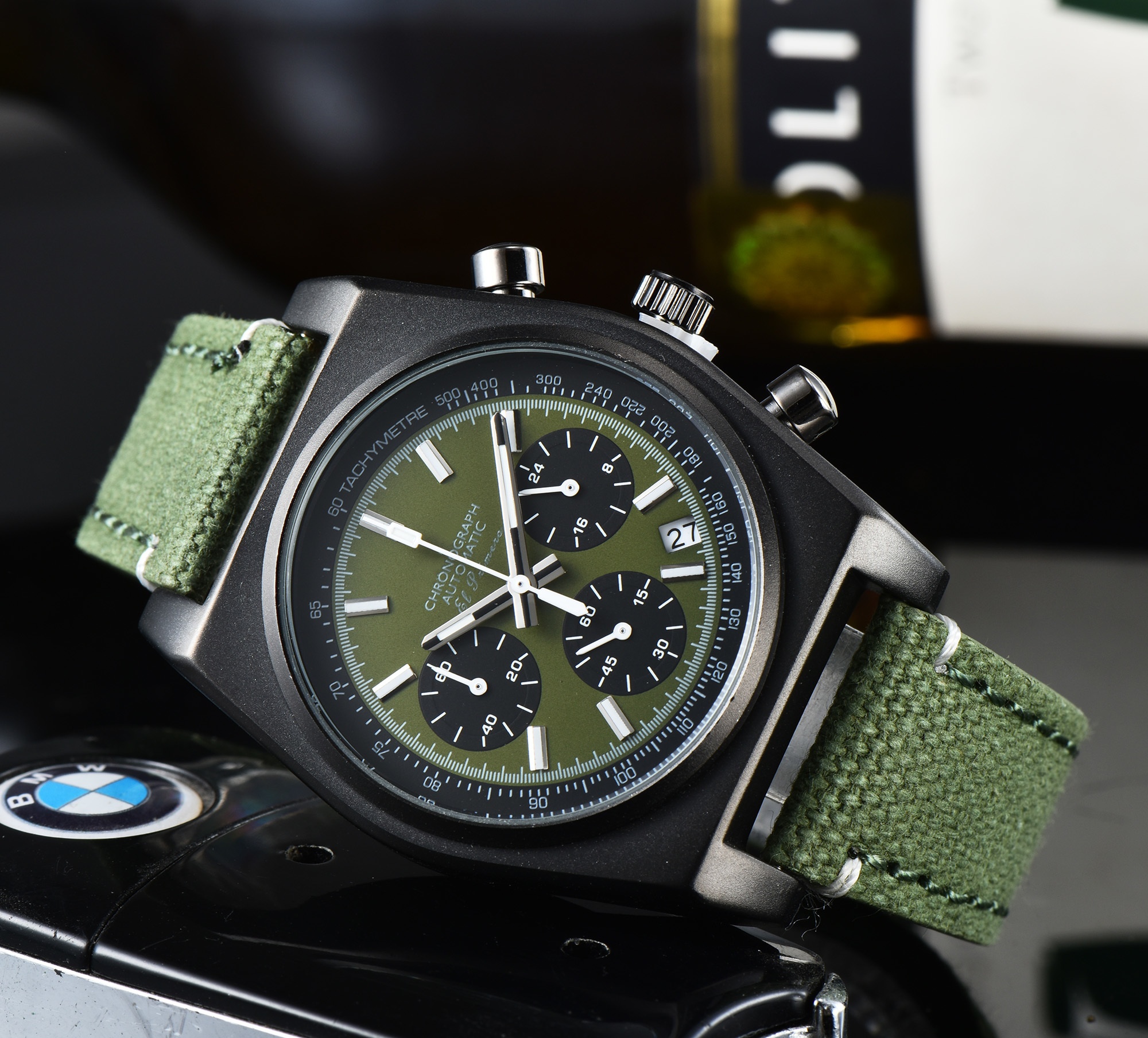Hot Sale El Primero Style Chro - Canvas Strap Watch 리뷰 및 가격