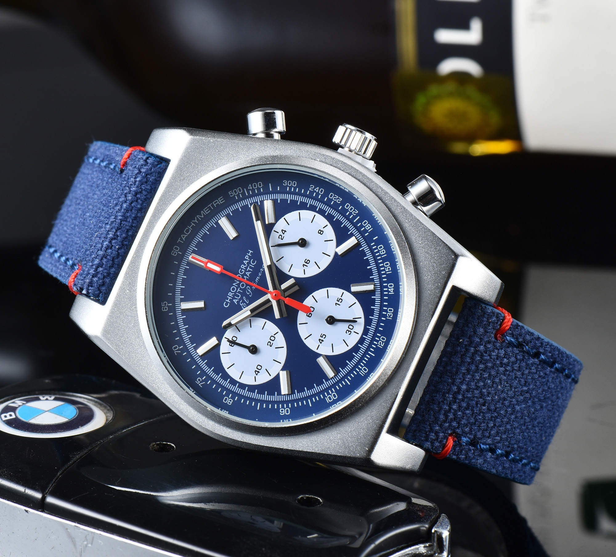 Hot Sale El Primero Style Chro - Canvas Strap Watch 리뷰 및 가격
