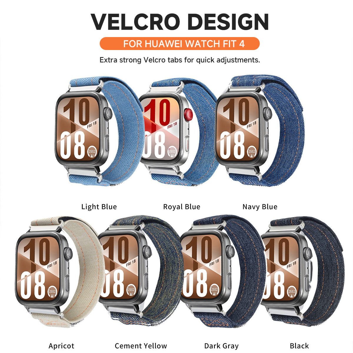 Nylon Watchband for Huawei Wat - Sport Loop Velcro 리뷰 및 가격