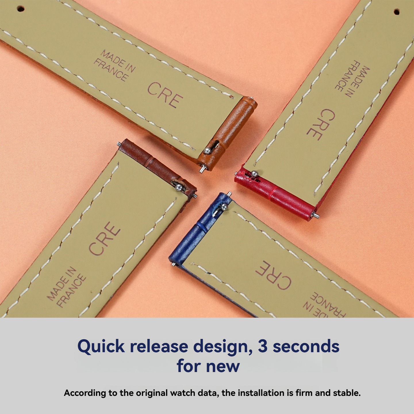 15mm 17mm 18mm 20mm Genuine Le - Leather Strap Quick Release 리뷰 및 가격
