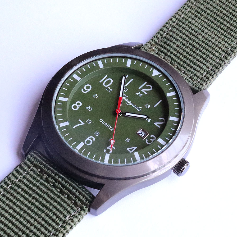 Luxury Men's Quartz Watch Spor - Canvas Strap Watch 리뷰 및 가격