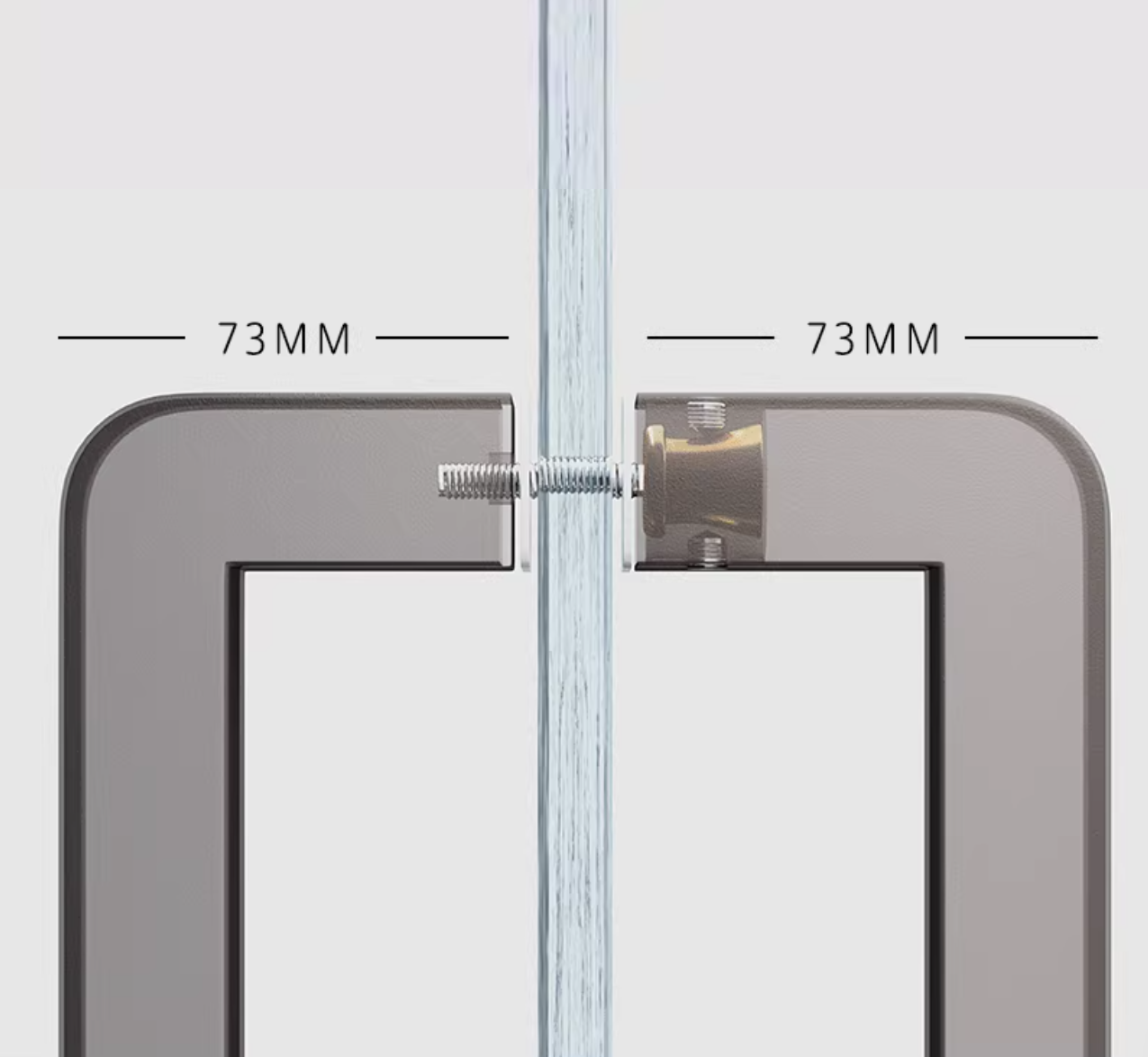 1Pc Stainless Steel Entry Glas - Curved Spring Bar 리뷰 및 가격