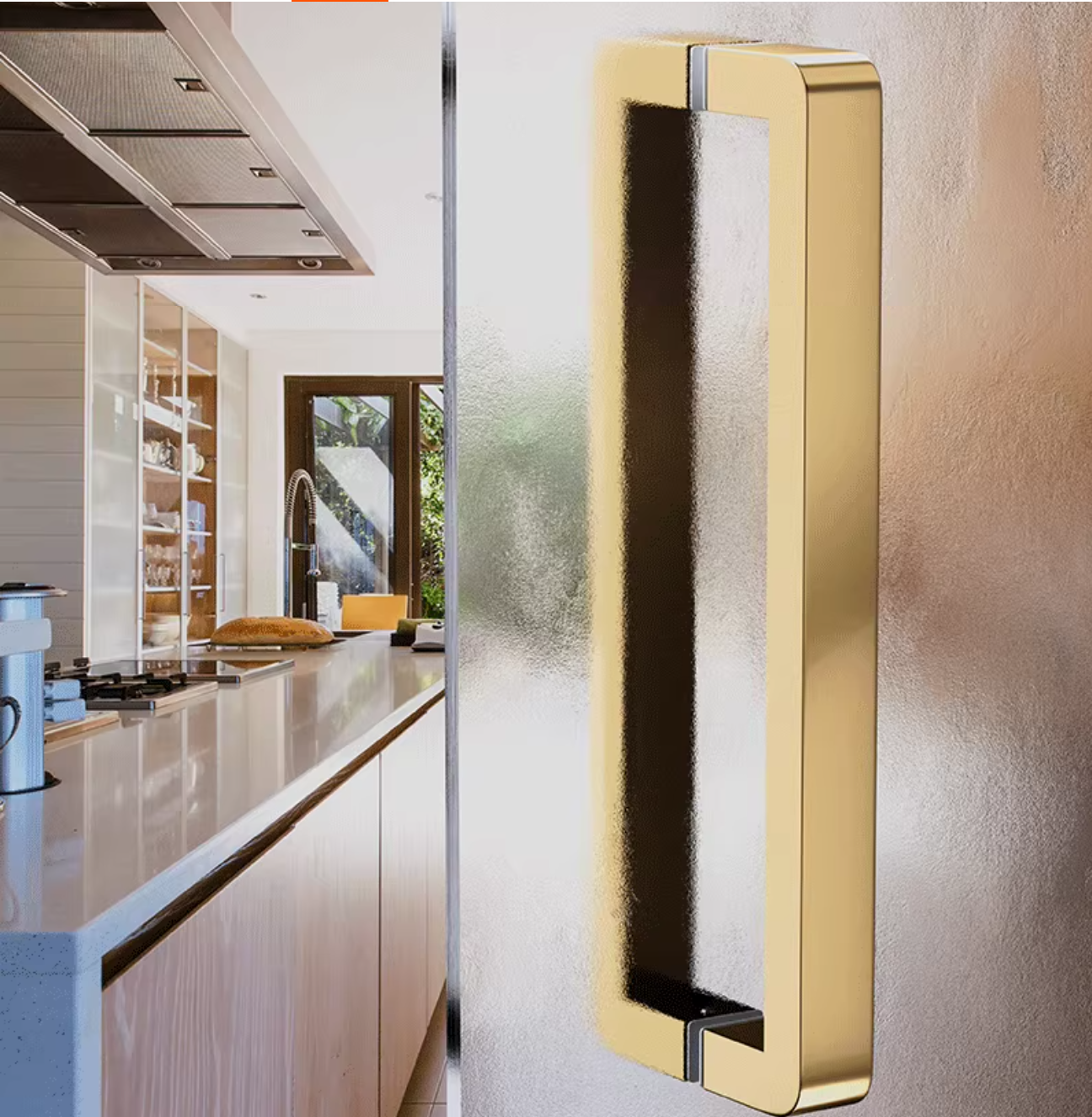 1Pc Stainless Steel Entry Glas - Curved Spring Bar 리뷰 및 가격