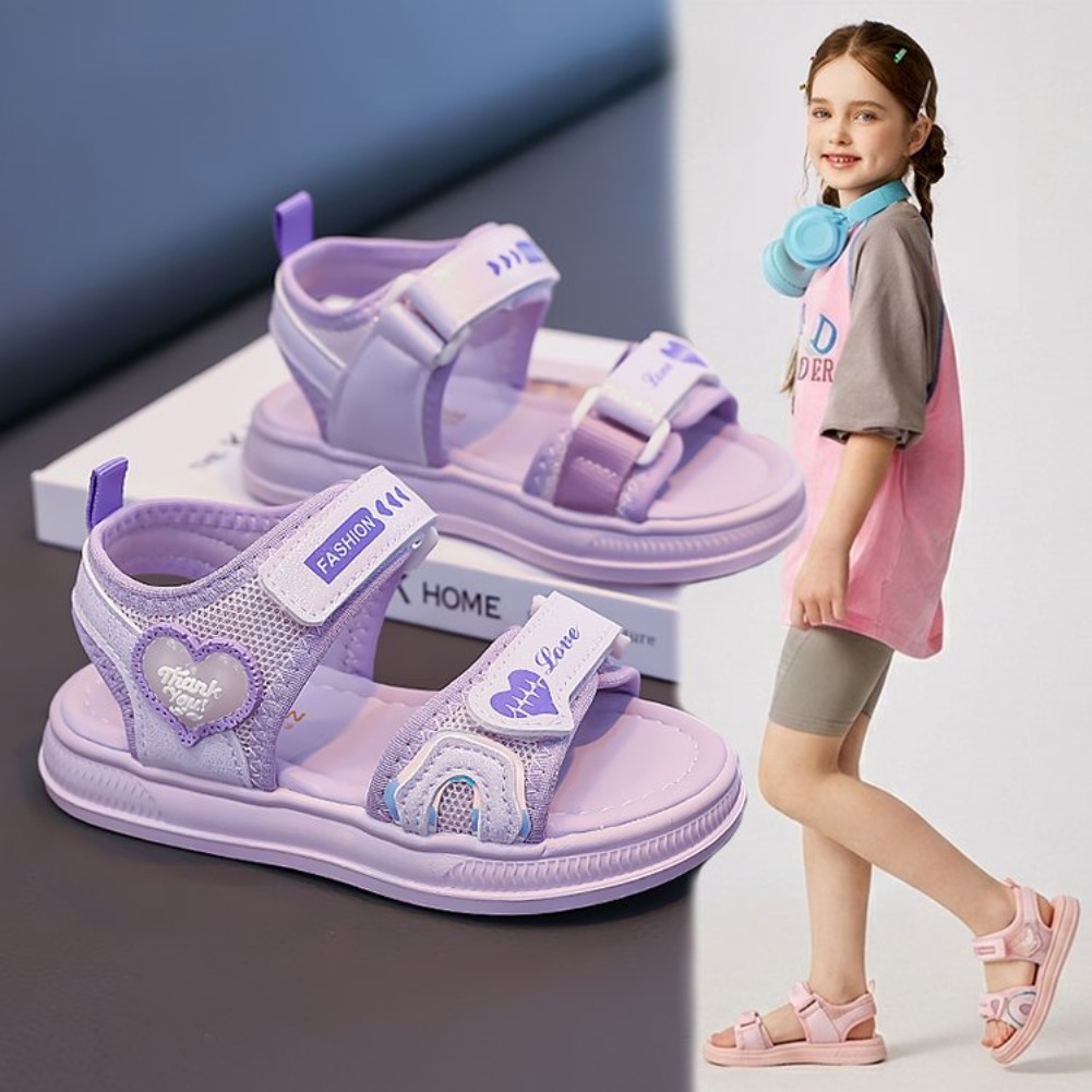 Girls' Heart-Shaped Princess S - Sport Loop Velcro 리뷰 및 가격