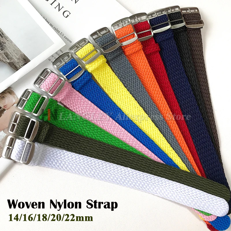 Fabric Woven Nylon Watch Band  - Perlon Strap Woven 리뷰 및 가격