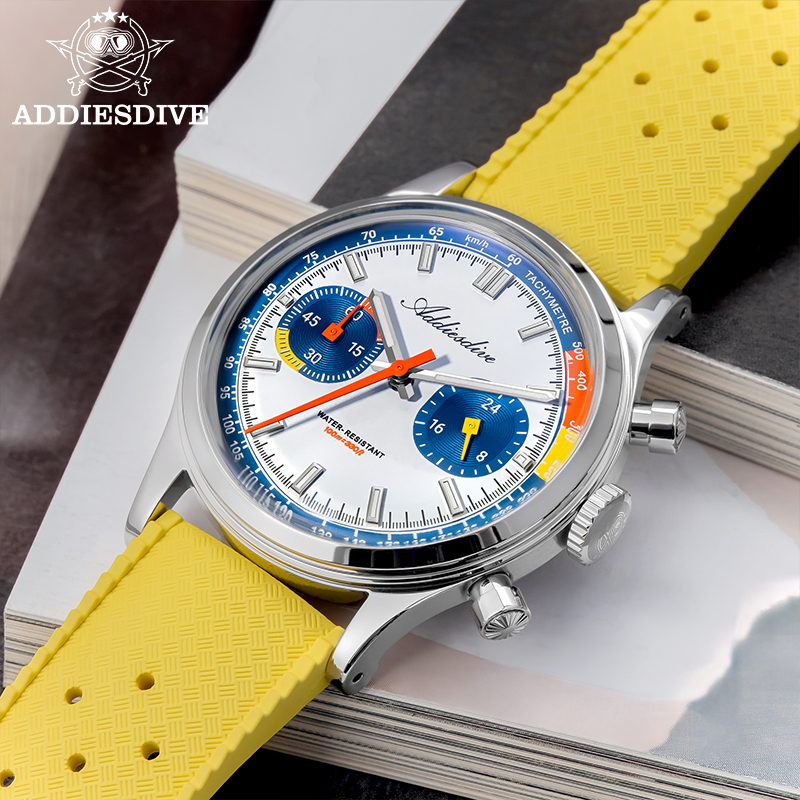 ADDIESDIVE Fashion Men's Quart - Rubber Strap Diver 리뷰 및 가격