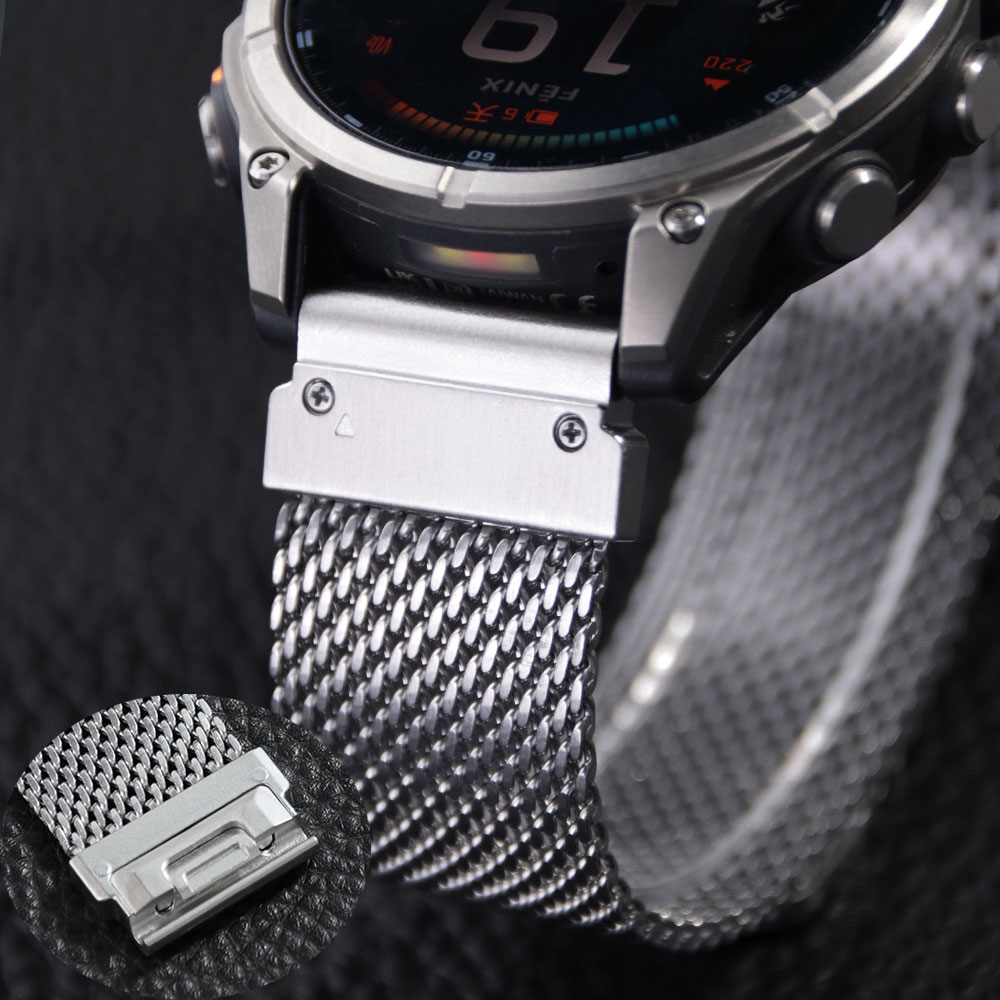Quick Fit 22/26mm For Garmin F - Milanese Loop Magnetic 리뷰 및 가격