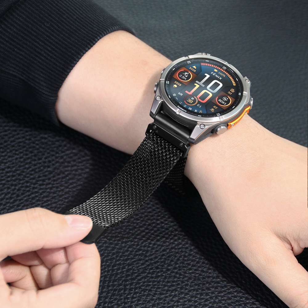Quick Fit 22/26mm For Garmin F - Milanese Loop Magnetic 리뷰 및 가격