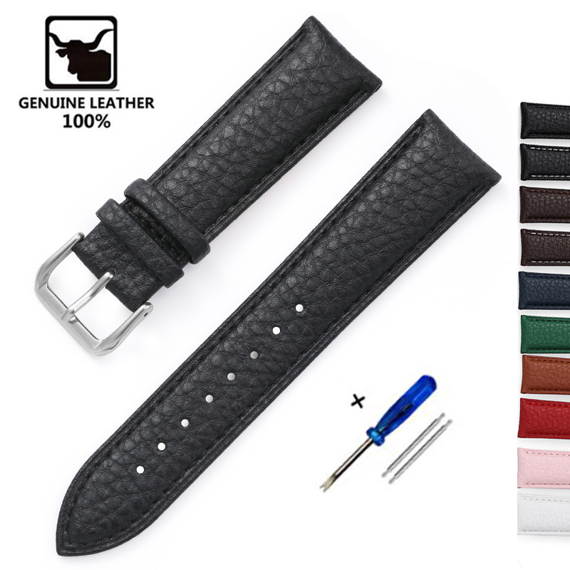Litchi Pattern Soft Leather Wa - Nato Strap Nylon 리뷰 및 가격